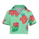 Kids Children KPop Demon Hunters (2025) Abby Saja Green Shirt Cosplay Costume